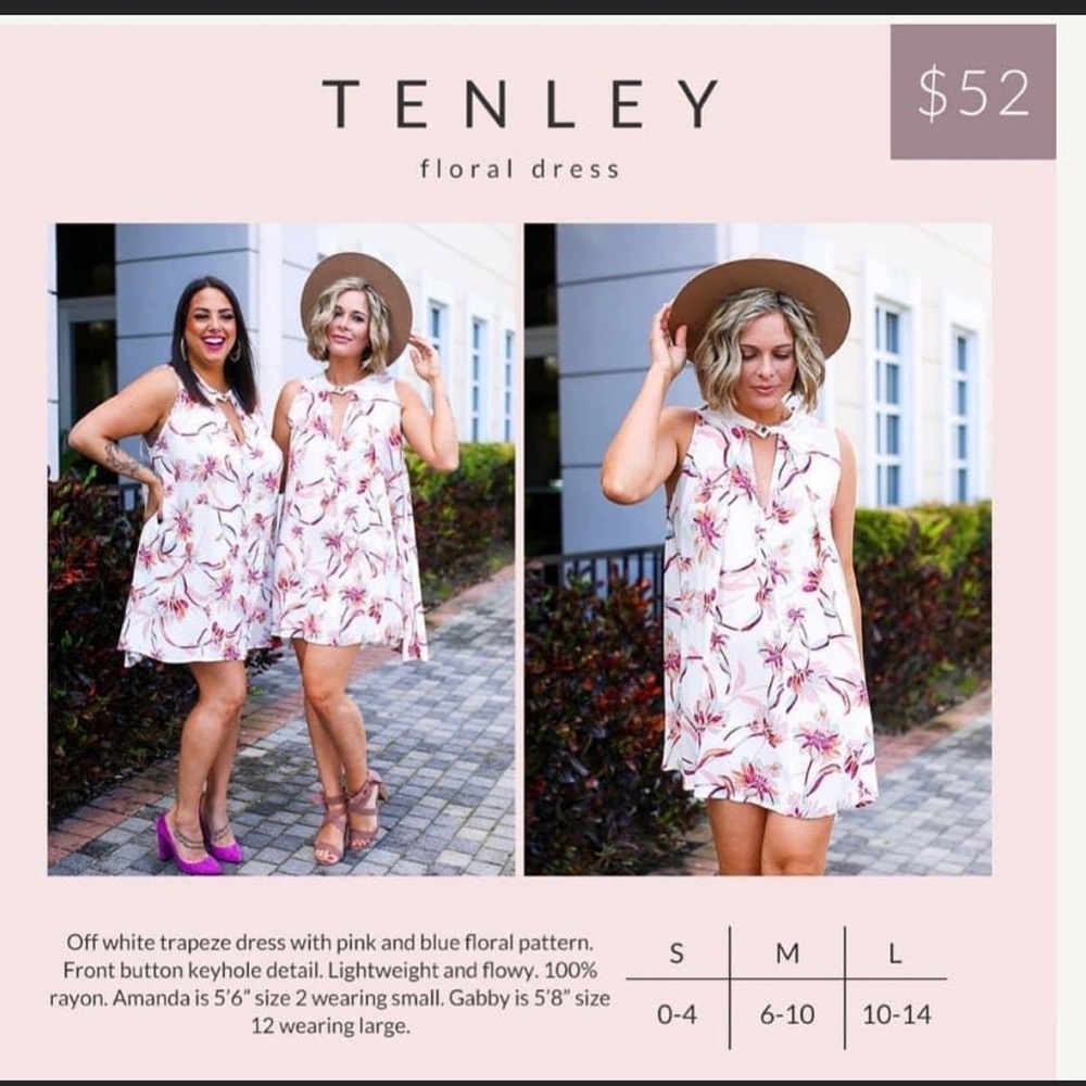 Woman’s white floral dress by Maverick a collection in a size large